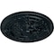 Ekena Millwork Vincent Ceiling Medallion (Fits Canopies up to 6"), Hand-Painted Night Shade, 26"OD x 3"P CM26VINSF - alternate 3